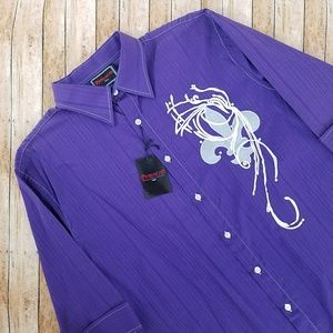 Amazing detailed Patroncito brand button up shirt